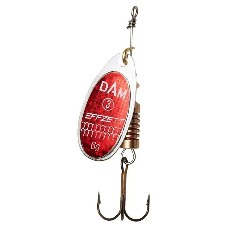 DAM EFFZETT Standard Spinner Reflex Red 3 6g Körforgó Expressz kézbesítés