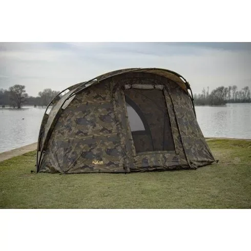 Solar Undercover Camo Twin Rib 1 Man Bivvy Sátor Vásárlói kedvenc