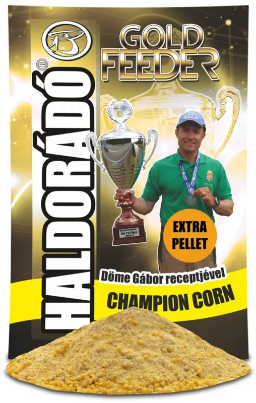 Kedvezményes ár HALDORÁDÓ Gold Feeder - Champion Corn - Extra Pellet