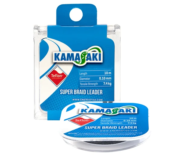 KAMASAKI SUPER BRAID LEADER 10M 0.12MM 9,6KG Biztonságos fizetés