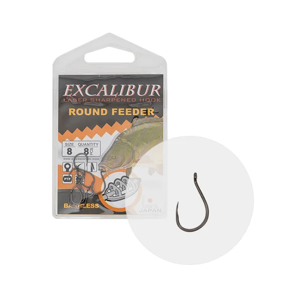 Vásárlói kedvenc HOROG EXCALIBUR ROUND FEEDER BARBLESS 16