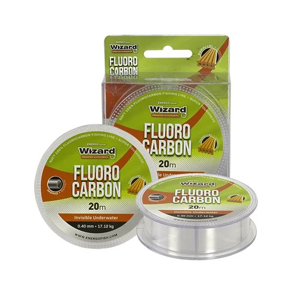 Azonnali szállítás WIZARD FLUOROCARBON 0,5 20M 22,35 TRANSPARENT