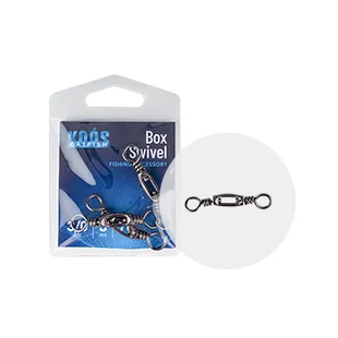Akciós ár KOOS BRASS BOX SWIVEL EXTRA HARCSÁS FORGÓ 3/0 3DB/CSOMAG