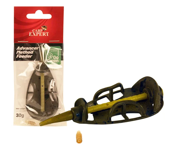 CARP EXPERT ADVANCER METHOD FEEDER 40G GO GREEN CINK ÖTVÖZET Legkelendőbb