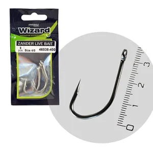 WIZARD ZANDER LIVE BAIT PRO 4/0 3DB/CSOMAG Legnépszerűbb