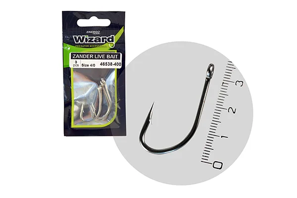 WIZARD ZANDER LIVE BAIT PRO 4/0 3DB/CSOMAG Legnépszerűbb