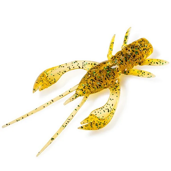 FISHUP_REAL CRAW 2" (7PCS.), 036 - CARAMEL/GREEN & BLACK Expressz kézbesítés