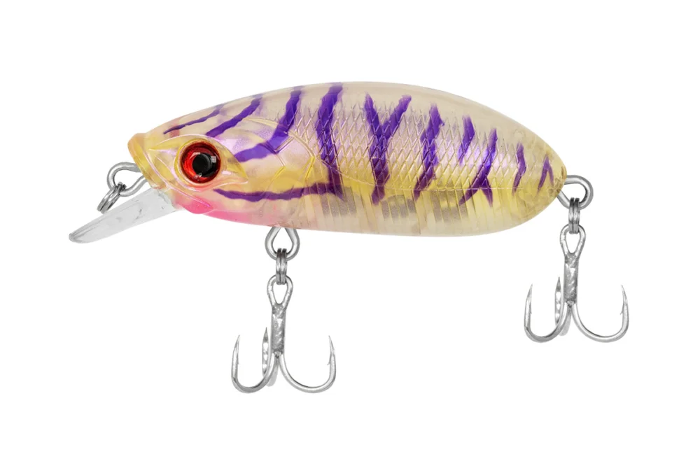 Csak ma PZ BEETLE WOBBLER, 5 CM, 7,8 G, SÁRGA, FEHÉR, LILA, ÚSZÓ