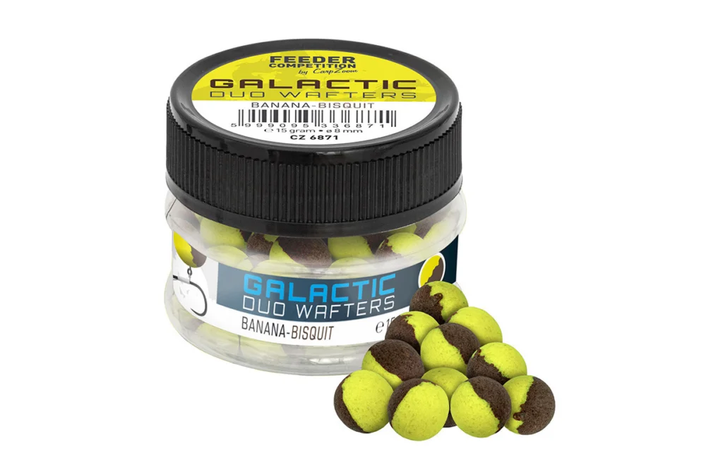 Biztonságos fizetés FC GALACTIC DUO WAFTERS HOROGCSALI, 10 CM, BANÁN, KEKSZ, 15 G