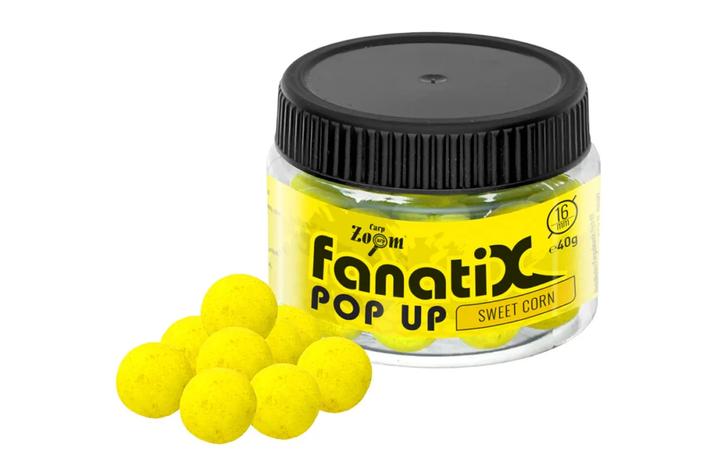 CZ FANATI-X POP UP HOROGCSALI, 16 MM, ÉDES KUKORICA, 40 G Rendeld meg most