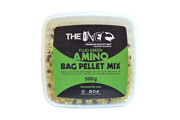 THE ONE AMINO BAG PELLET MIX FLUO GREEN 500 GR Biztonságos vásárlás