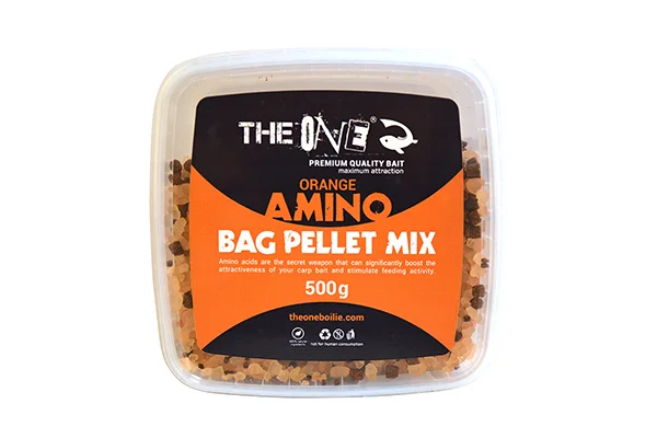 Árengedmény THE ONE AMINO BAG PELLET MIX ORANGE 500 GR