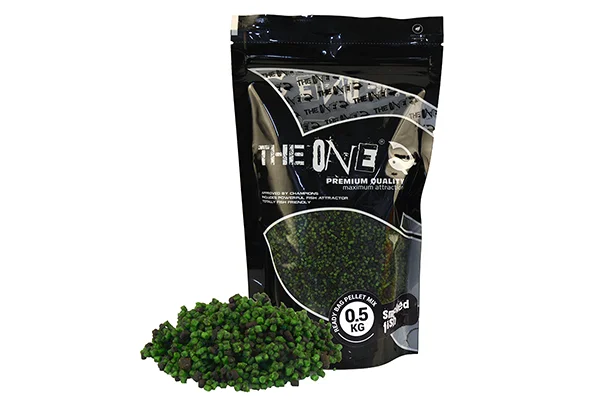 Végkiárusítás THE ONE READY BAG PELLET MIX BLACK SMOKED FISH