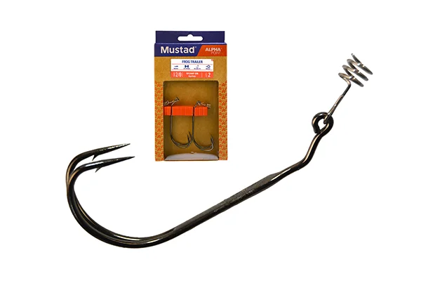 MUSTAD FROG DOUBLE HOOK - 2X STRONG 3.5G BLACK NICKEL 4/1 2DB/CS Utolsó esély