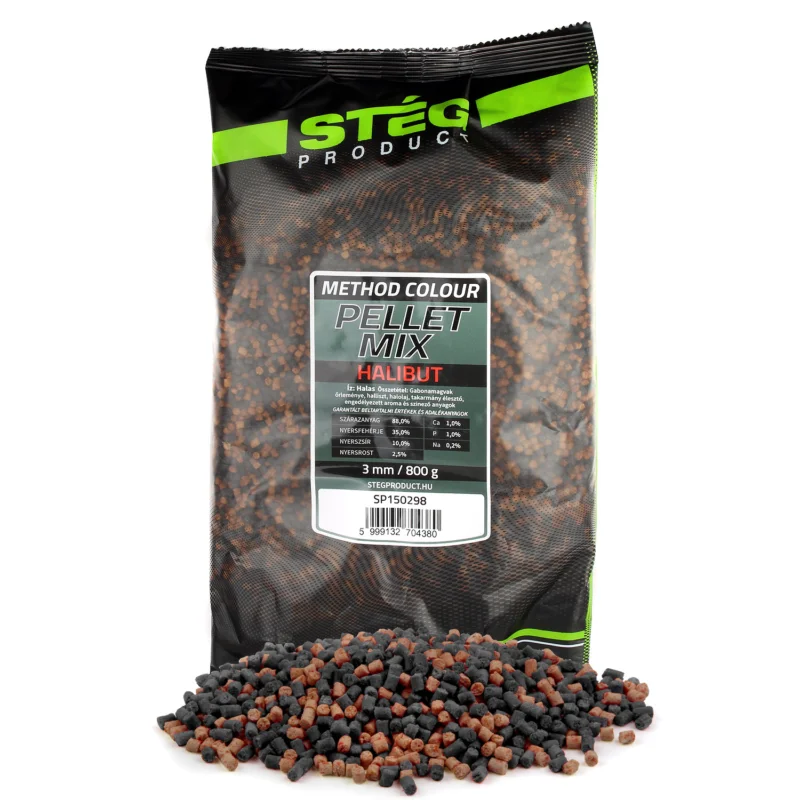 Vedd meg most STÉG PELLET MIX 3MM 800G HALIBUT