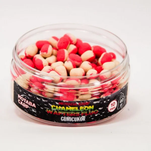MOTABA CARP WAFTERS CHAMELEON FLUO GUMICUKOR 10 MM 40G Vásárlói kedvenc