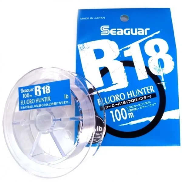 Szuper akció SEAGUAR R18 FLUORO HUNTER TACT 100M 20LB PE5