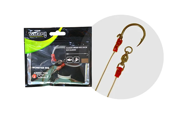 Olcsóbb WIZARD MONSTER CLASSIC BRAID RIG 9/0 CLASSIC