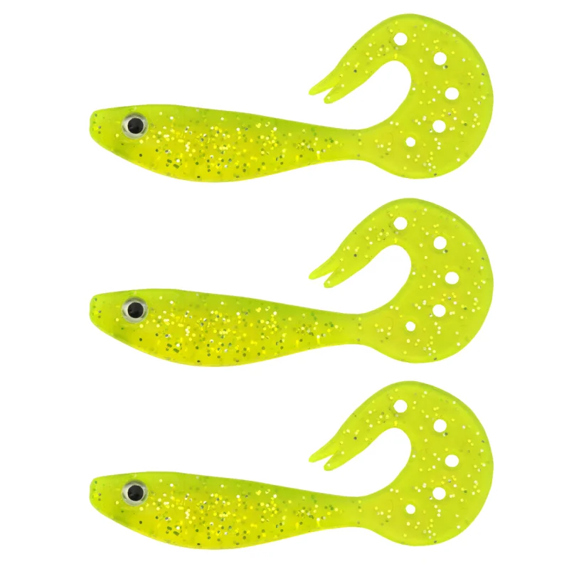 TWISTER SHAD NEVIS 3DB/CS (FLASH CHARTREUSE) AKCIÓ -50% Azonnali szállítás