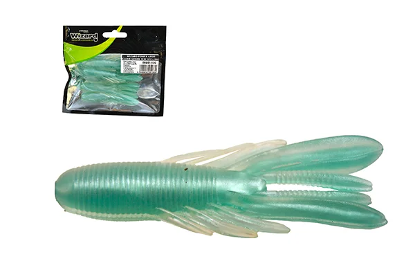 Vedd meg most WIZARD BASS GRUB CLEAR-GREEN 7CM 5PCS/BAG