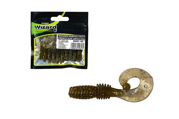WIZARD HARPEX TWIST PRINCE 5CM 10PCS/BAG Olcsó