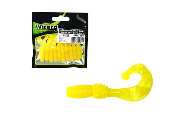 WIZARD HARPEX TWIST LEMON 5CM 10PCS/BAG Olcsóbb
