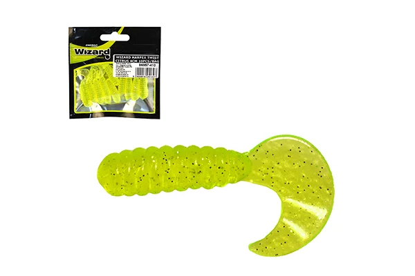 WIZARD HARPEX TWIST CITRUS 4CM 10PCS/BAG Szuper ajánlat