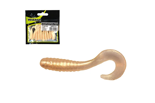 Kiárusítás WIZARD HARPEX TWIST PEACH 5CM 10PCS/BAG