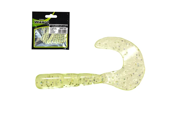 WIZARD HARPEX TWIST LARVA CLEAR 5CM 10PCS/BAG Exkluzív ajánlat