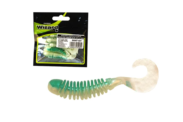 WIZARD HARPEX POWER TWISTER GREEN 6CM 5PCS/BAG Vedd meg online
