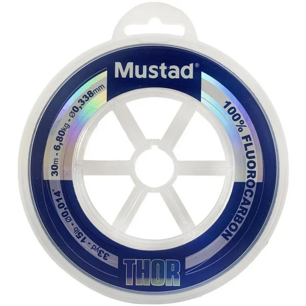 MUSTAD THOR FC LEADER 33YD 80LB 36,3KG C 30M CLEAR Újdonság