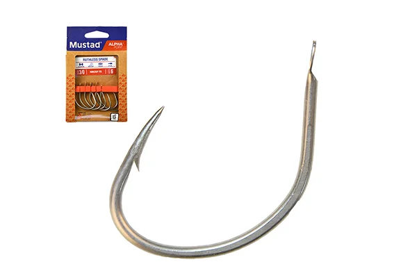 MUSTAD RUTHLESS SPADE EYE, 3/0 6DB/CSOMAG Népszerű