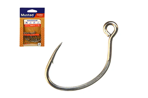 Outlet MUSTAD RUTHLESS IN-LINE SINGLE, 1/0 6DB/CSOMAG
