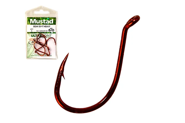 Árcsökkenés MUSTAD BEAK HOOKS, BIG RED 4 10DB/CSOMAG