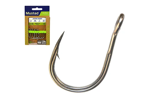 Árengedmény MUSTAD UN JIGGING HOOK TITAN STEEL 2/0 5DB/CS