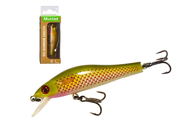 MUSTAD SCURRY MINNOW 55S GREEN Legkelendőbb