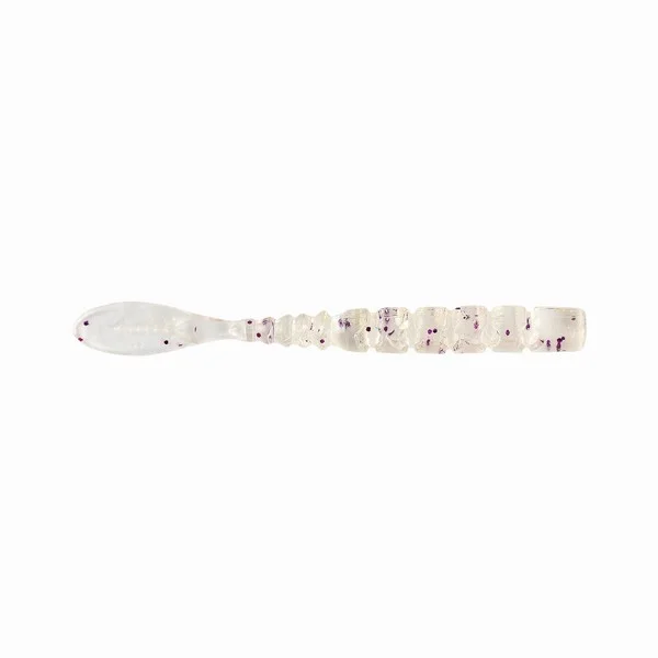 MUSTAD AJI FISH TAIL 2 CLEAR PURPLE GLITTER 12DB/CSOMAG Akció