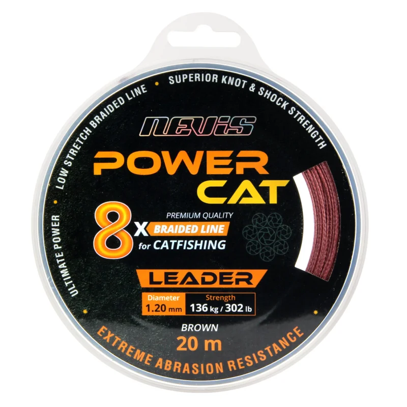 Ajánlat POWERCAT BRAID LEADER X8 20M 0.60MM
