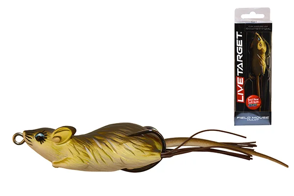 Prémium LIVETARGET MOUSE WALKING BAIT BROWN/WHITE 60 MM 11 G