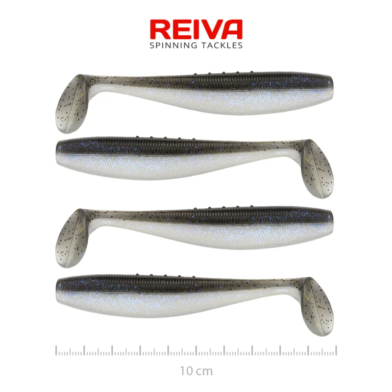 FLAT MINNOW SHAD 10CM 4DB/CS (MAGIC FISH) Bestseller