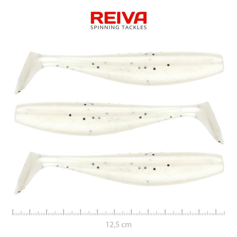 Bestseller FLAT MINNOW SHAD 12,5CM 3DB/CS (PEARL DOT)