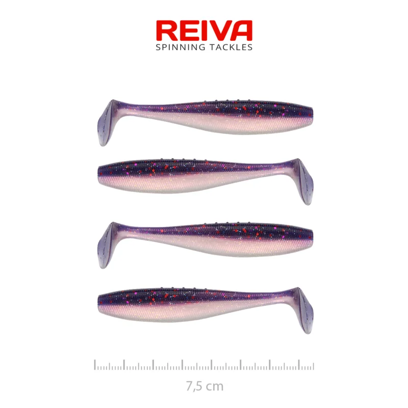 Akció FLAT MINNOW SHAD 7,5CM 4DB/CS (PURPLE PEARL)