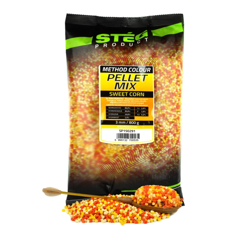 STÉG PELLET MIX 3MM 800G SWEET CORN Expressz szállítás