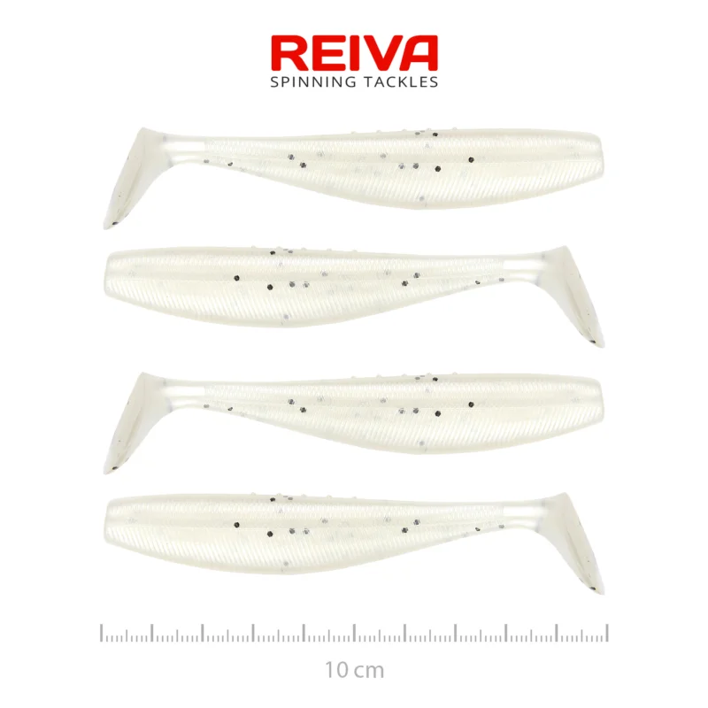 FLAT MINNOW SHAD 10CM 4DB/CS (PEARL DOT) Korlátozott ajánlat