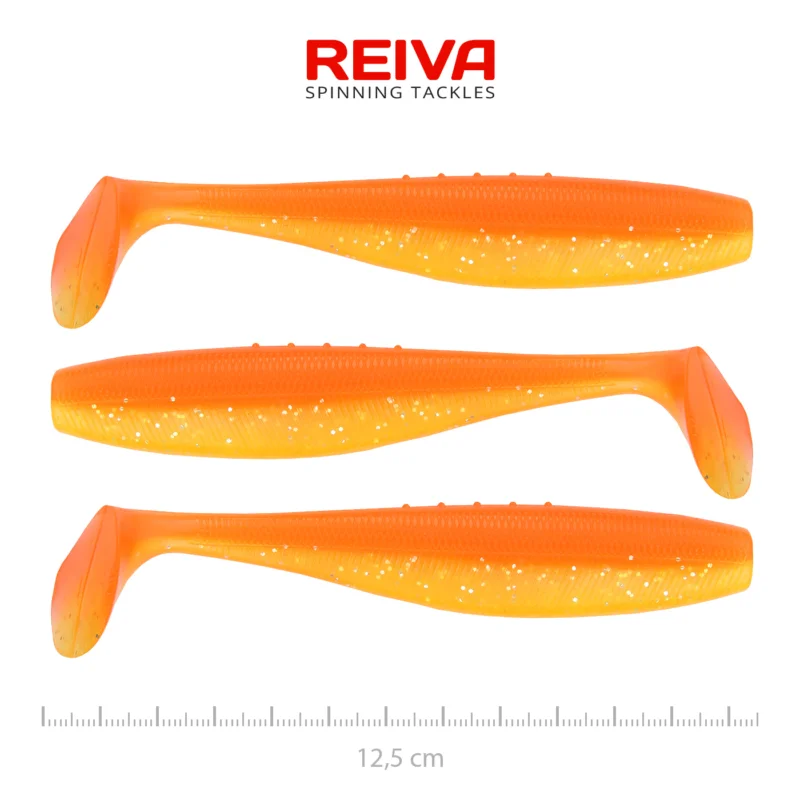 FLAT MINNOW SHAD 12,5CM 3DB/CS (SHINY ORANGE) Nézd meg most