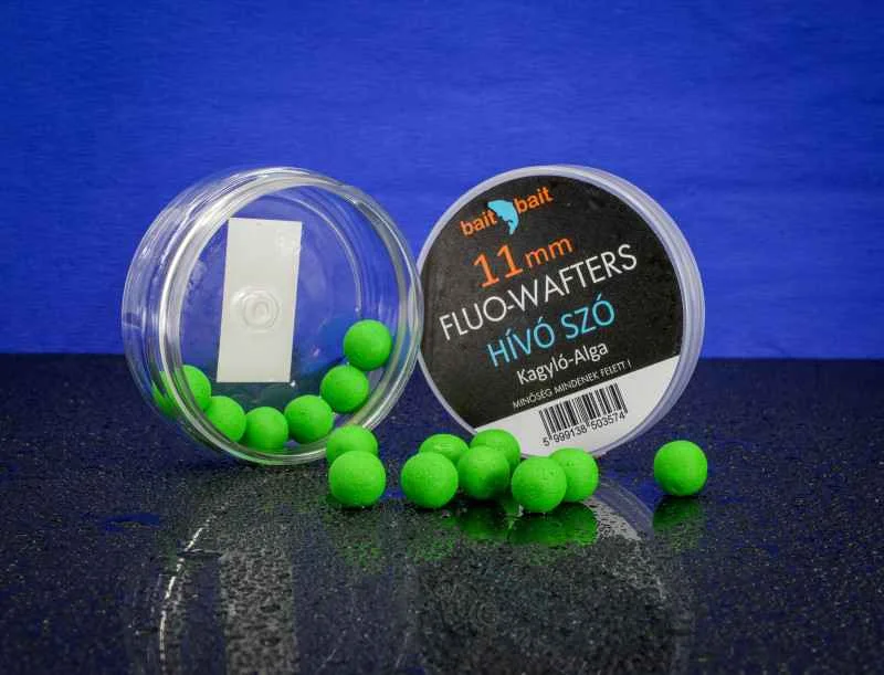 Vedd meg online BAITBAIT HÍVÓ SZÓ - FLUO WAFTERS MINI BOJLI+BETAIN 11 MM