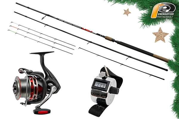 Újdonság KARÁCSONYI FINE METHOD FEEDER SZETT 3,30M