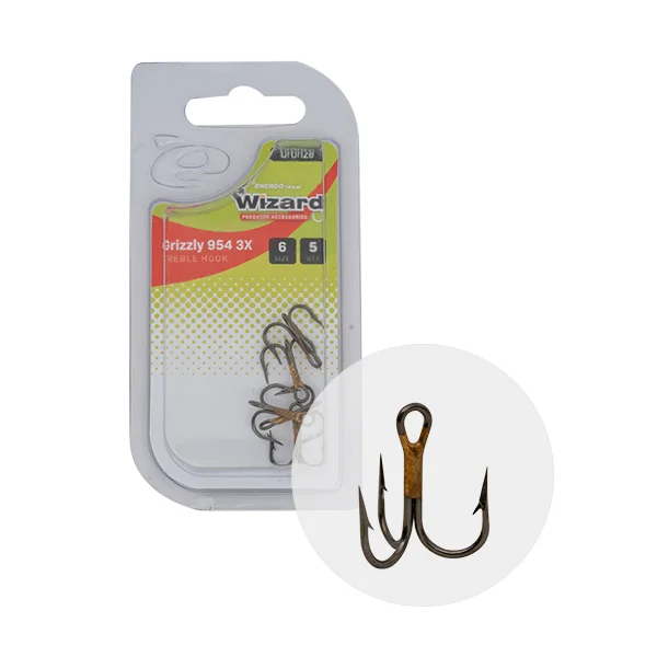 Szuper akció WIZARD GRIZZLY 954M-2 3X BRONZ HÁRMASHOROG 5DB/CSOM