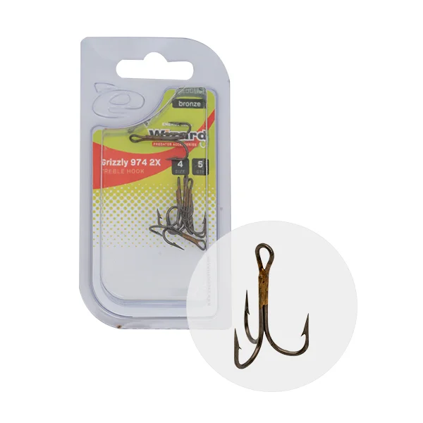 Legnépszerűbb WIZARD GRIZZLY 974M-2 2X BRONZ HÁRMASHOROG 5DB/CSOM