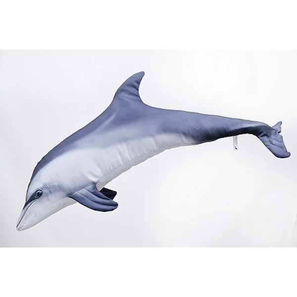 HALASPÁRNA PALACKORÚ DELFIN - SZÜRKE 55CM Akció